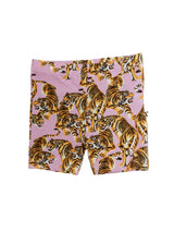 Bike Shorts - Lilac Climbing Tigers