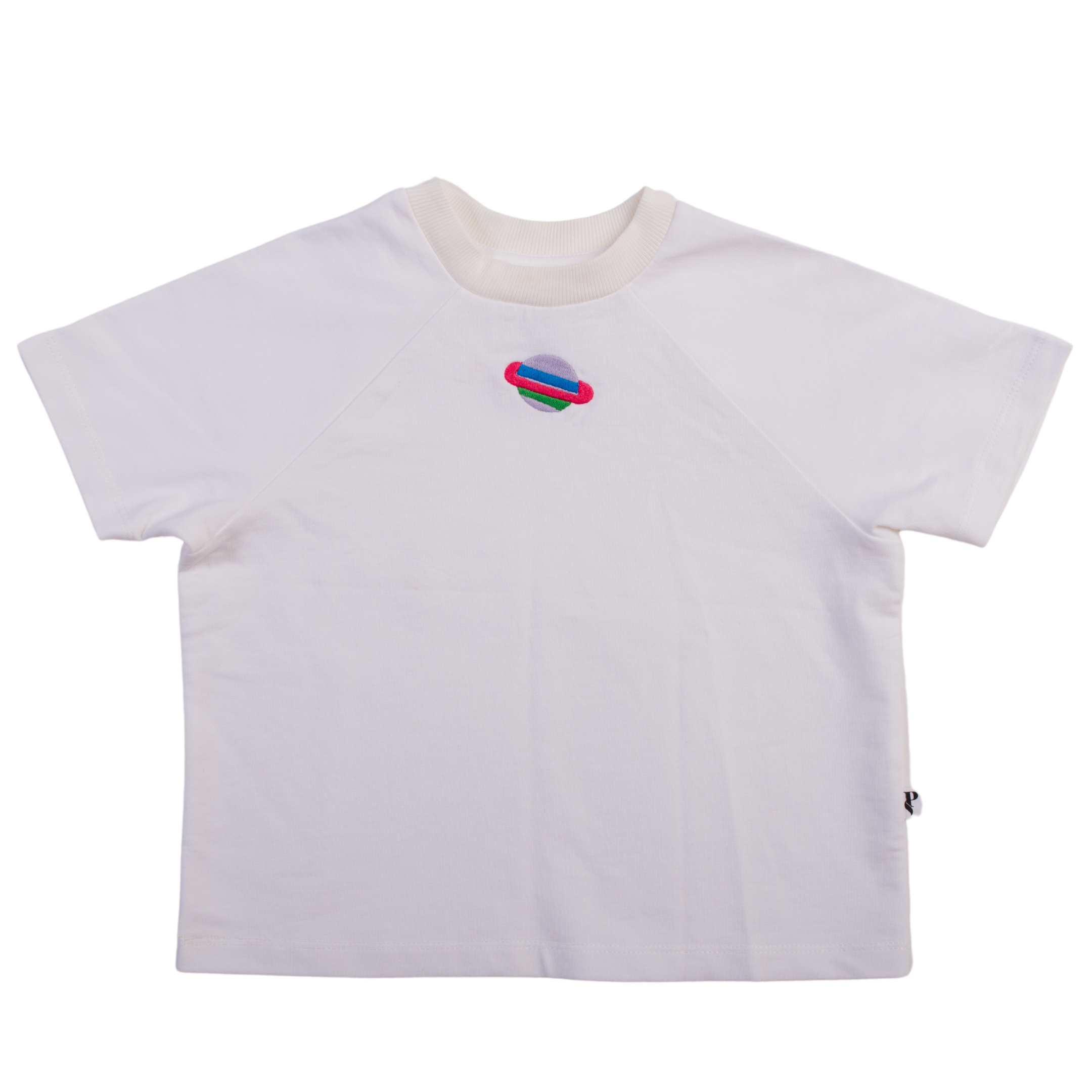 Raglan Boxy Tee - White