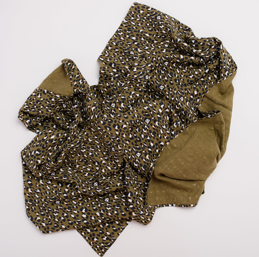 Muslin Wrap - Jungle Leopard