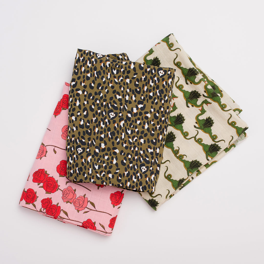 Muslin Wrap - Jungle Leopard